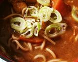 残ったカレーで簡単リメイク☆カレーそば作り方5写真