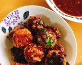 高野豆腐入り☆和風煮込みポークハンバーグ作り方12写真