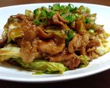 豚の角煮の煮汁で豚肉とキャベツの煮炒め作り方7写真
