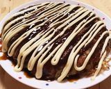 鰹節が決め手のお好み焼き作り方16写真