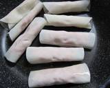 豚ひき肉と生姜の皮巻き焼き作り方6写真