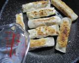 豚ひき肉と生姜の皮巻き焼き作り方7写真