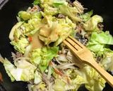 ひき肉と野菜の味噌バタ—炒め♪作り方6写真