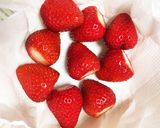 ホワイトチョコクリーム♪いちご大福♪作り方1写真
