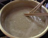 ごまとにらのイギス豆腐作り方4写真