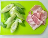絶品♡長ネギとベーコンのトースター焼き♡作り方1写真