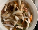 お一人様レンジ梅味噌照り味豚平焼き風作り方16写真