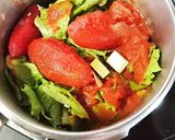 圧力鍋deチキンのトマト煮☆スープ仕立て作り方2写真