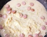 豚骨ラーメンでカルボナーラ作り方3写真