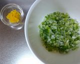 柚子香る甘味噌ソースの鶏ハンバーグ作り方2写真