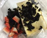 ビニール袋で簡単!豆腐ワカメ和え作り方1写真