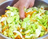ケ○タッキー風ハム入りコールスローサラダ作り方4写真