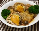 チーズとろ〜り♡ヘルシー肉巻きのトマト煮作り方8写真
