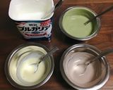 ラテアート風？！パンダのヨーグルトアート作り方2写真