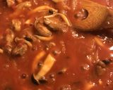 鶏肉のガーリックトマトクリームパスタ作り方3写真
