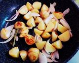 新じゃがと新たまのカリカリバターロースト作り方4写真
