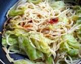 アンチョビとキャベツのパスタ作り方6写真