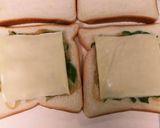 ひし餅柄に見立てたホットサンド。作り方6写真