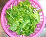 ほうれん草☆豆腐★油揚げの味噌汁作り方1写真