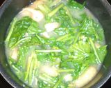 ほうれん草☆豆腐★油揚げの味噌汁作り方5写真