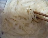 エリンギと玉ねぎの豆乳カルボナーラ♪作り方7写真