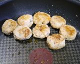 簡単!水菜とつみれの和風炒め作り方2写真