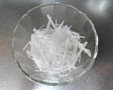 柚子香る甘味噌ソースの鶏ハンバーグ作り方3写真