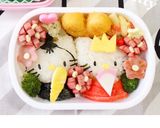 幼稚園 年少さん★ひな祭り(お雛様)弁当作り方1写真