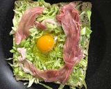 糖質オフ油揚げDEお好み焼き♪作り方3写真