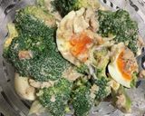 ブロッコリーとゆで卵とサバ缶サラダ作り方4写真