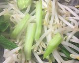 チンゲン菜花ともやしのナムル作り方4写真