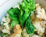 ＊土鍋であさりと菜の花ご飯＊作り方8写真