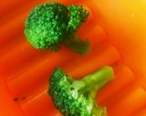 ヘルシー＊ベジたべる花束ヨーグルトアート作り方6写真