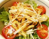 水菜と油揚げの和風サラダ作り方3写真