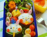 ツインズうさちゃんのひな祭り弁当♪作り方10写真
