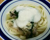 にんにく香る鶏ガラベースの豚うどん作り方5写真
