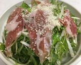 水菜とツナのチーズサラダ作り方5写真