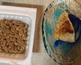 皮目パリパリチキンステーキ&納豆のご飯作り方3写真