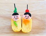 ひな祭り＊卵焼きdeお雛さま♪キャラ弁作り方4写真