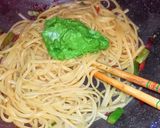 春色　アスパラガスとパンチェッタのパスタ作り方10写真
