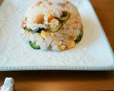 【親子ランチ】リメイク五目豆のちらし寿司作り方5写真