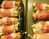 レンチン簡単♡豚肉の厚揚げえのき巻き♪作り方3写真
