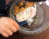 着色料無 簡単 新幹線 ヨーグルトアート作り方12写真