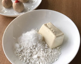 レンジでいちご大福♡白玉粉と豆腐と白餡で作り方3写真