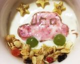 ヨーグルトアート☆キラキラドライブ作り方6写真