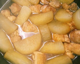 しみしみ柔らか～鶏肉と大根の煮物☆作り方8写真