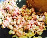 小松菜たっぷり汁なし担々麺作り方3写真
