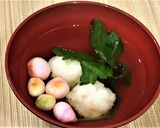 ふんわり*海老のすり身風お吸い物作り方14写真