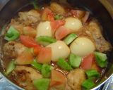 鶏肉のさっぱり煮＋トマト作り方4写真
