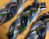 秋の味覚♡秋刀魚の三つ編み梅焼き作り方7写真